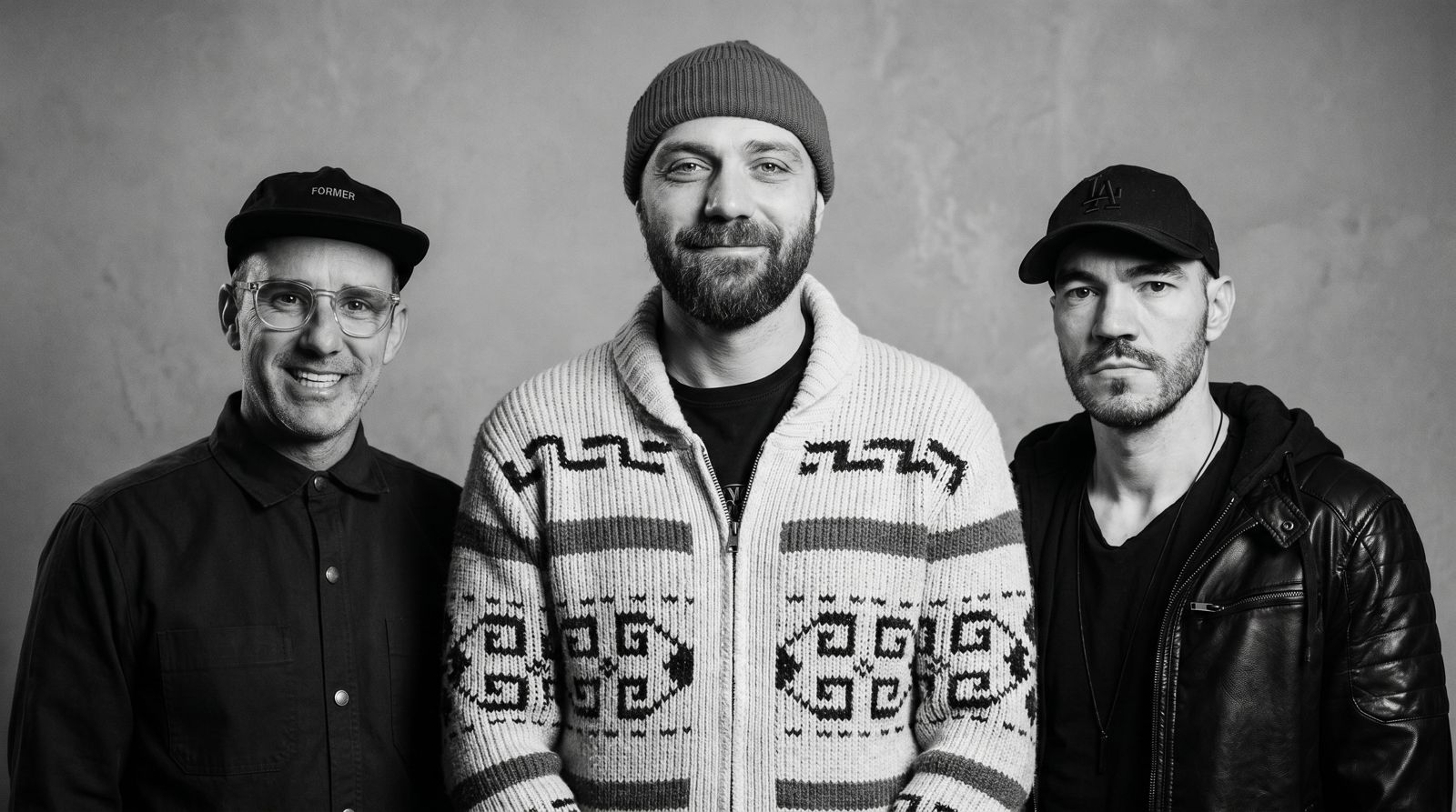 The three founders of Guten Tag Film